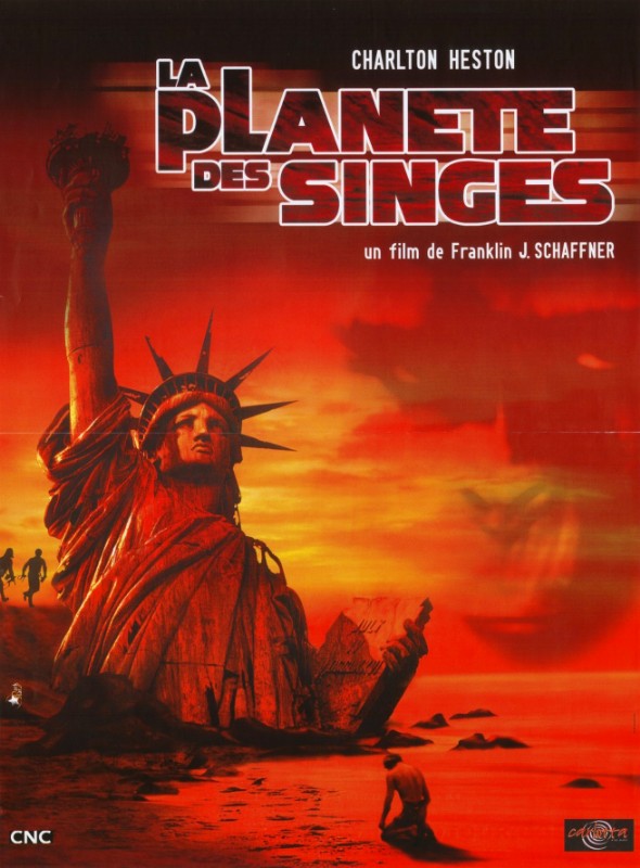Affiche - PLANETE DES SINGES (la) - Ressortie 40x55cm
