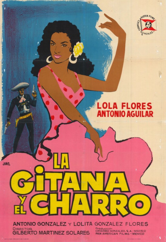 Affiche - GITANA Y EL CHARRO (la) - 70x105cm
