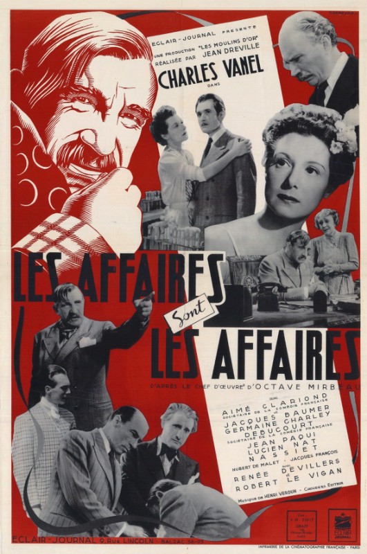 Affiche - AFFAIRES SONT LES AFFAIRES (les) - 40x55cm