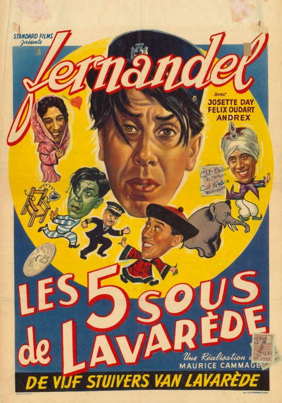 Affiche - CINQ SOUS DE LAVAREDE (les) - Ressortie 36x56cm B