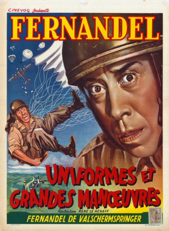 Affiche - UNIFORMES ET GRANDES MANOEUVRES - 36x56cm