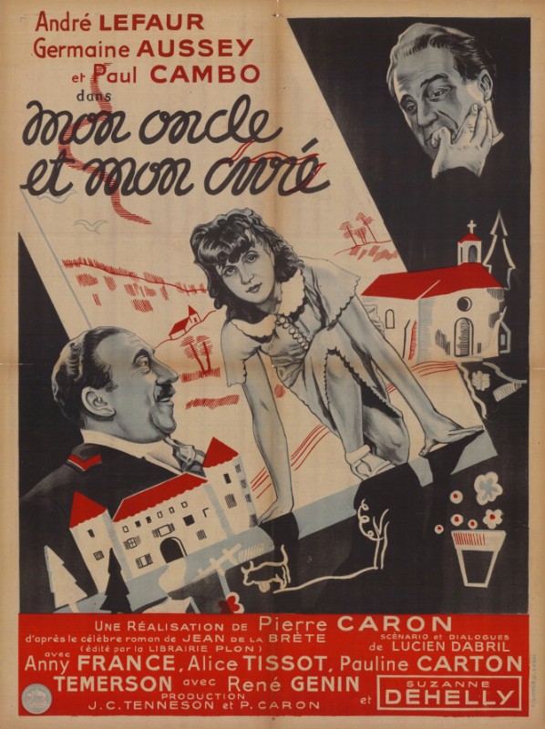 Affiche - MON ONCLE ET MON CURE - 60x80cm