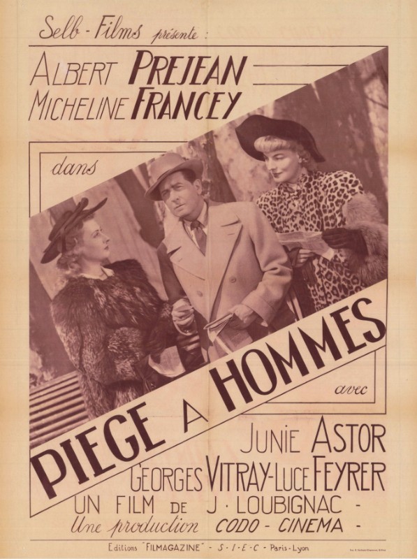 Affiche - PIEGE A HOMMES - Ressortie 60x80cm