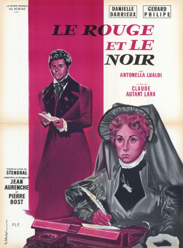 Affiche - ROUGE ET LE NOIR (le) - Ressortie 60x80cm