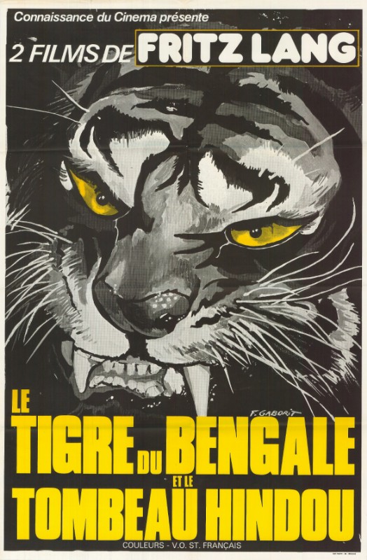 Affiche - TIGRE DU BENGALE (le) - Ressortie 80x120cm