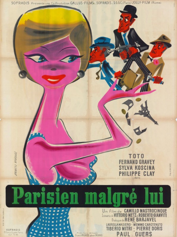 Affiche - PARISIEN MALGRE LUI - 120x160cm