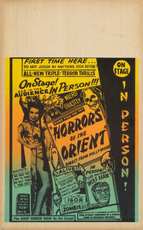 Affiche - HORRORS OF THE ORIENT - 36x56cm