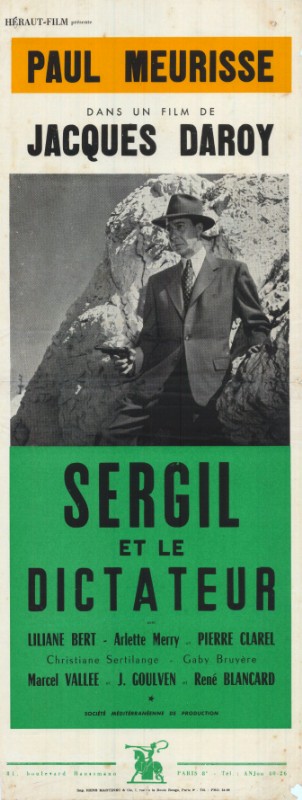 Affiche - SERGIL ET LE DICTATEUR - Ressortie 30x70cm