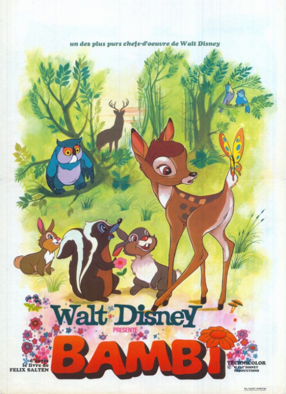 Affiche - BAMBI - Ressortie 40x60cm