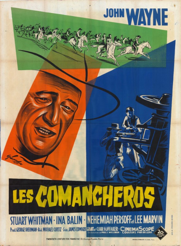 Affiche - COMANCHEROS - 120x160cm