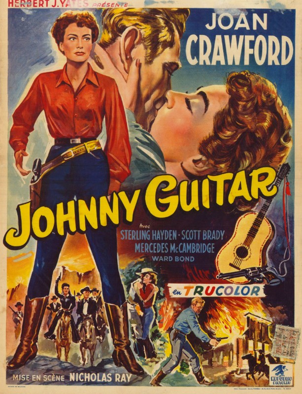 Repro 30x40cm - JOHNNY GUITARE - Belge