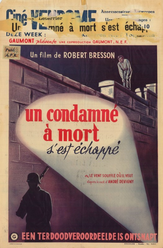 Repro 30x40cm - UN CONDAMNE A MORT S'EST ECHAPPE - Belge