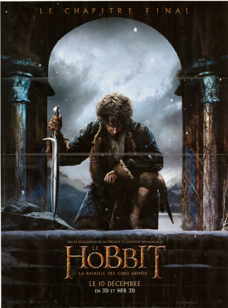 Affiche - HOBBIT : LA BATAILLE DES CINQ ARMEES (le) - 120x160cm