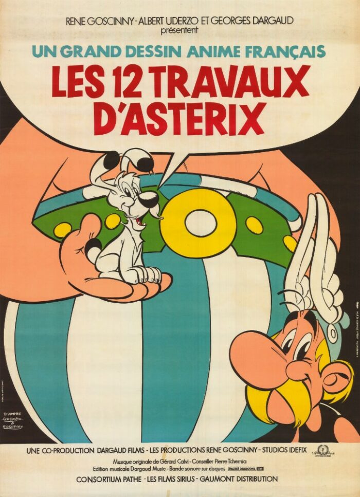 Affiche - DOUZE TRAVAUX D'ASTERIX (les) - 120x160cm