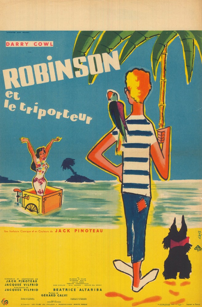 Affiche - ROBINSON ET LE TRIPORTEUR - 40x60cm