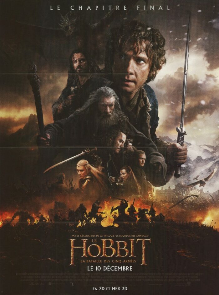 Affiche - HOBBIT : LA BATAILLE DES CINQ ARMEES (le) - 120x160cm