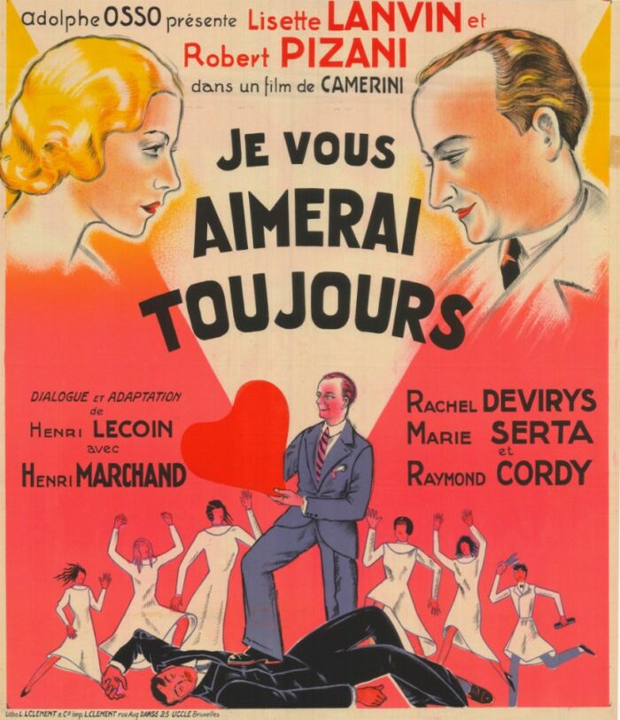 Affiche - JE VOUS AIMERAI TOUJOURS - 60x80cm - BEL