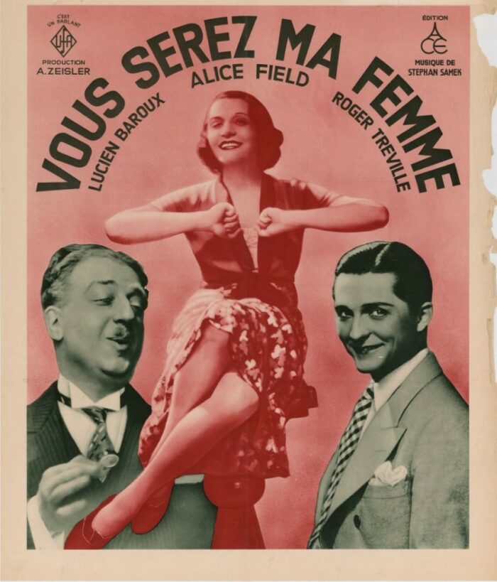 Affiche - VOUS SEREZ MA FEMME - 60x80cm - BEL