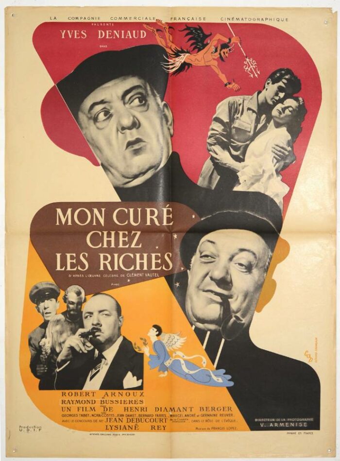 Affiche - MON CURE CHEZ LES RICHES - 60x80cm