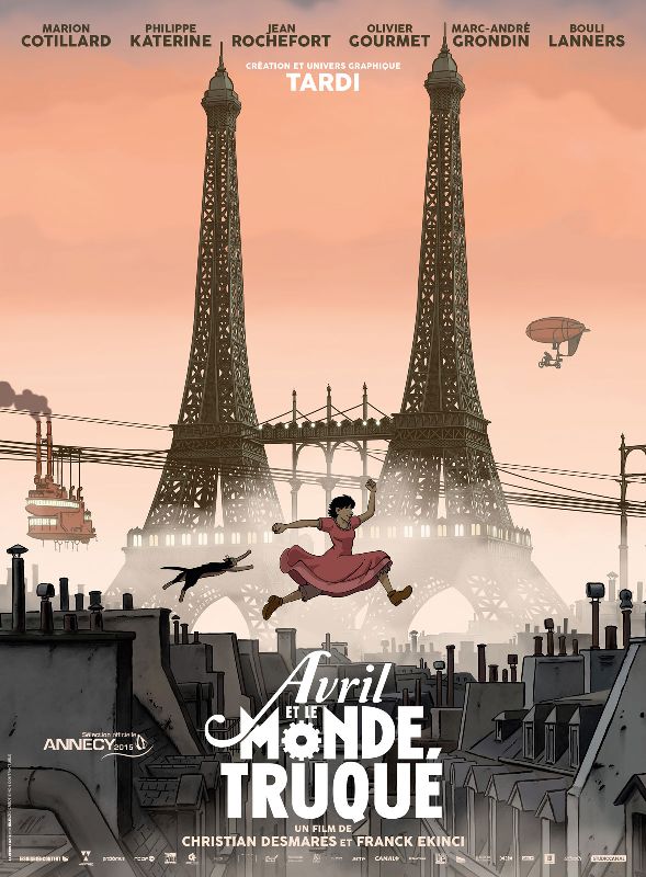 Affiche - AVRIL ET LE MONDE TRUQUE - 40x55cm