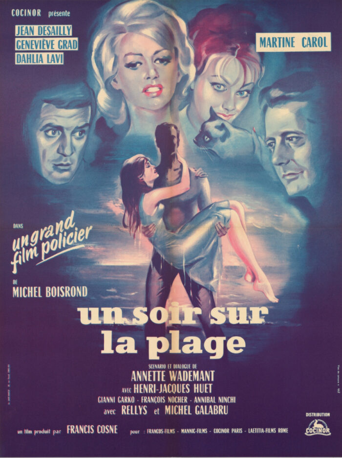 Affiche - UN SOIR SUR LA PLAGE - 60x80cm