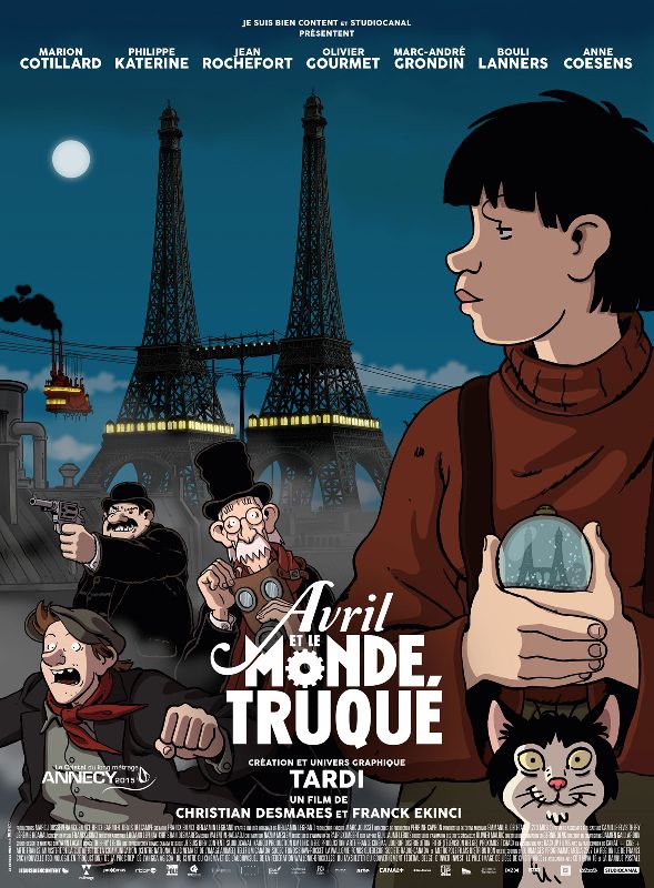 Affiche - AVRIL ET LE MONDE TRUQUE - 40x55cm