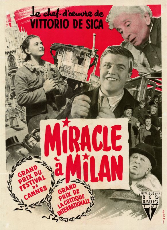 Affiche - MIRACLE A MILAN - 60x80cm