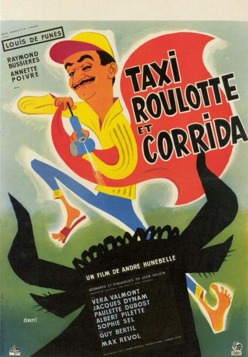 Affiche - TAXI, ROULOTTE ET CORRIDA - 40x60cm