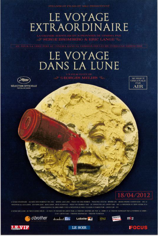Affiche - VOYAGE DANS LA LUNE - Ressortie 40x55cm