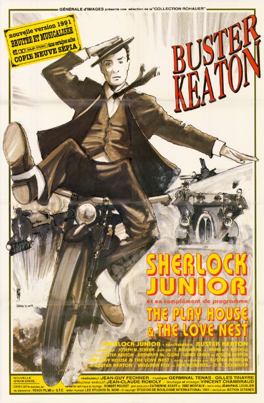 Affiche - SHERLOCK JUNIOR - Ressortie 80x120cm