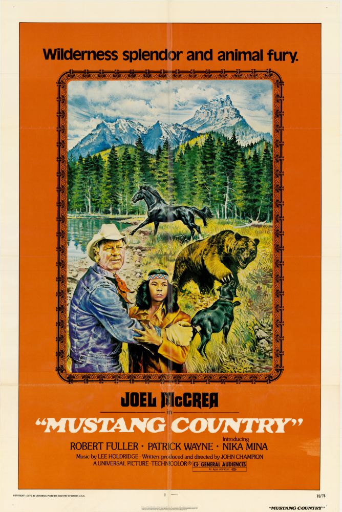 Affiche - MUSTANG COUNTRY - 70x105cm