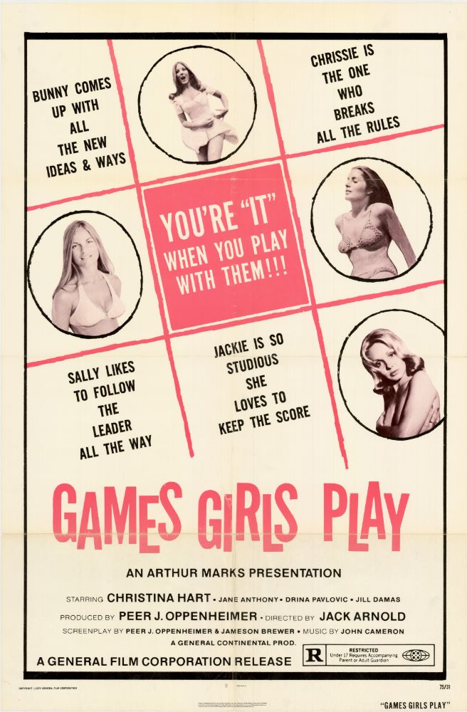 Affiche - GAMES GIRLS PLAY - 70x105cm