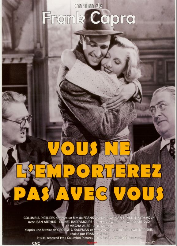 Affiche - VOUS NE L'EMPORTEREZ PAS AVEC VOUS - Ressortie 40x60cm