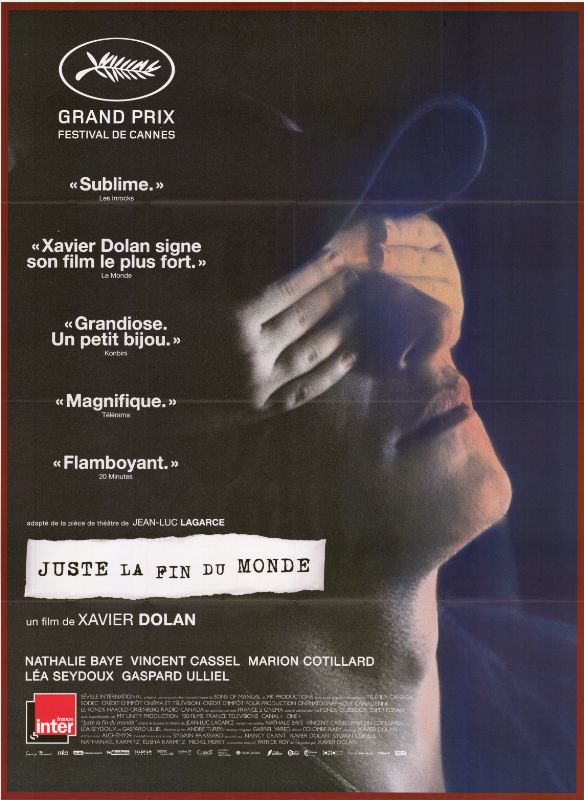 Affiche - JUSTE LA FIN DU MONDE - 120x160cm