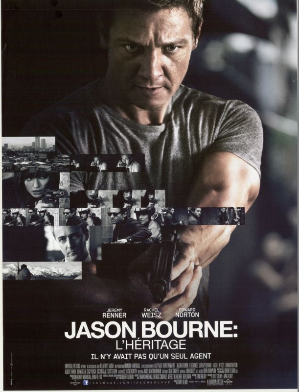 Affiche - JASON BOURNE : L'HERITAGE - 40x55cm