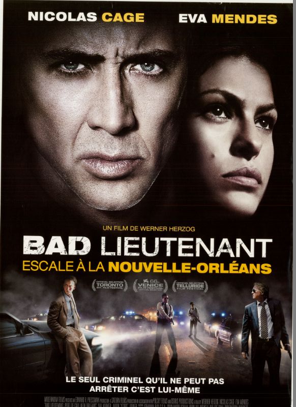 Affiche - BAD LIEUTENANT - ESCALE A LA NOUVELLE-ORLEANS - 40x60cm