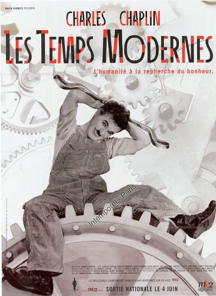 Affiche - TEMPS MODERNES (les) - Ressortie 120x160cm