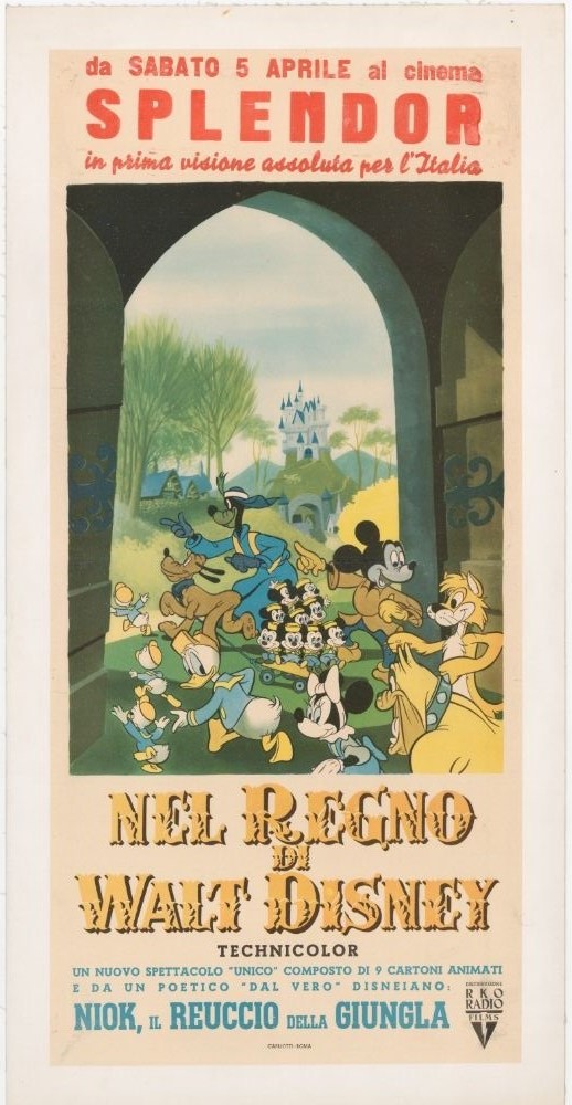 Affiche - NEL REGNO DI WALT DISNEY - 33x71cm