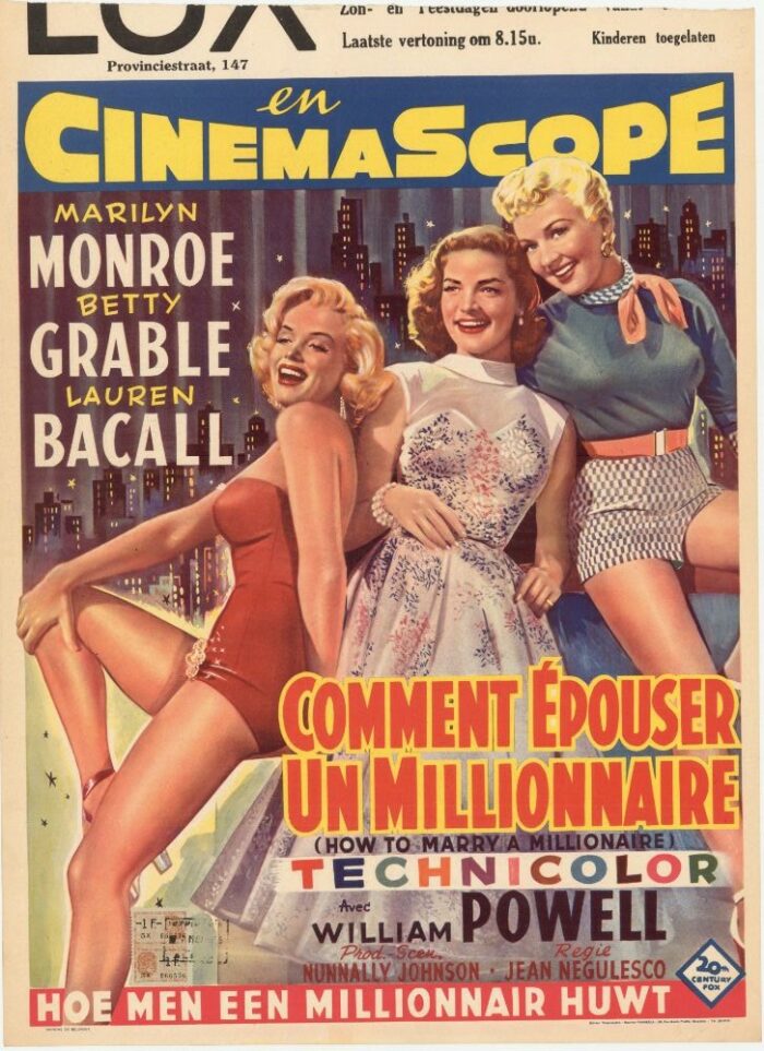 Affiche - COMMENT EPOUSER UN MILLIONNAIRE ? - 36x56cm