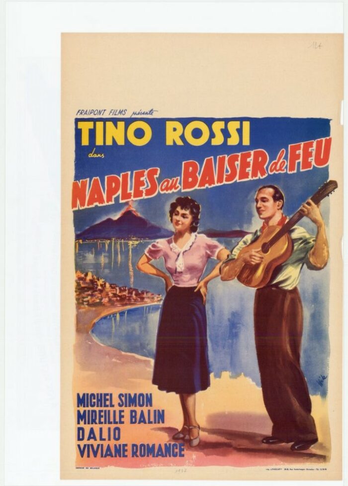 Affiche - NAPLES AU BAISER DE FEU - Ressortie 36x56cm