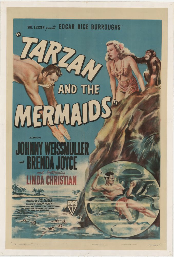 Affiche - TARZAN ET LES SIRENES - 70x105cm