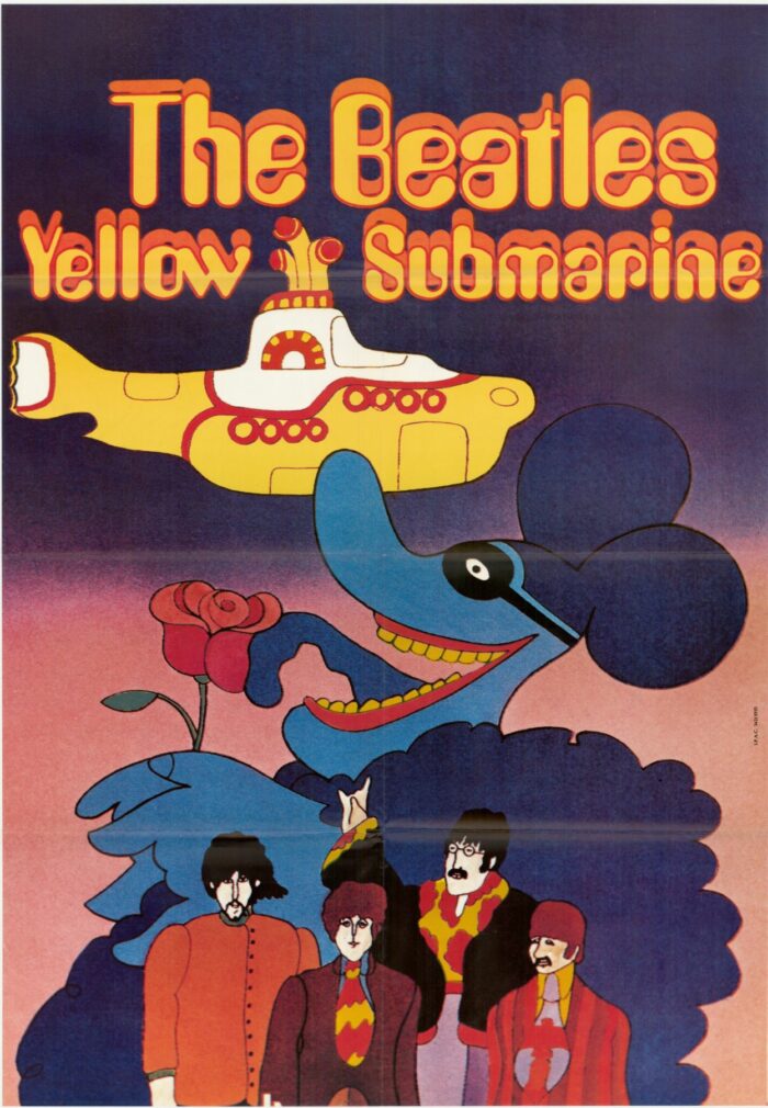 Affiche - YELLOW SUBMARINE - Ressortie 80x120cm