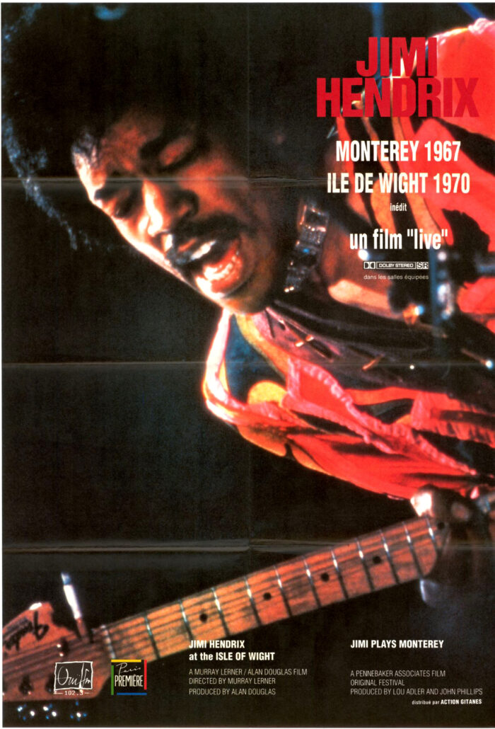 Affiche - JIMI HENDRIX LIVE - 80x120cm