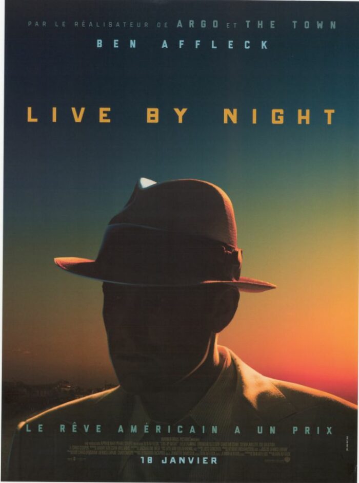 Affiche - LIVE BY NIGHT - 40x55cm