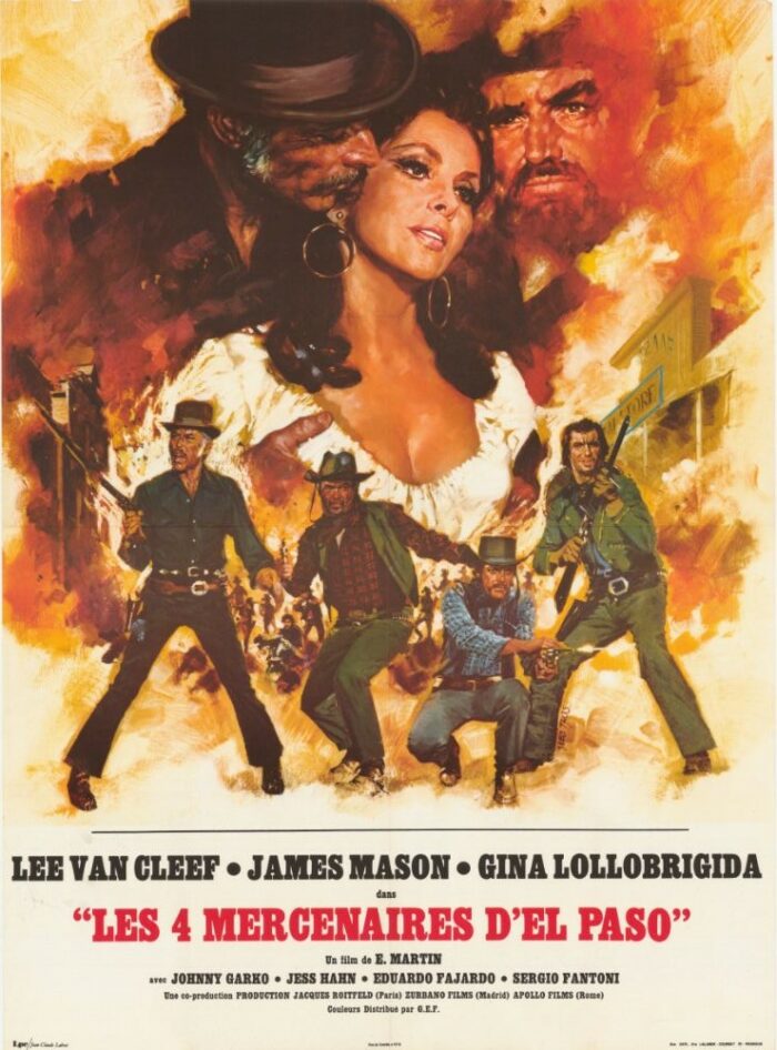 Affiche - QUATRE MERCENAIRES D'EL PASO (les) - 60x80cm