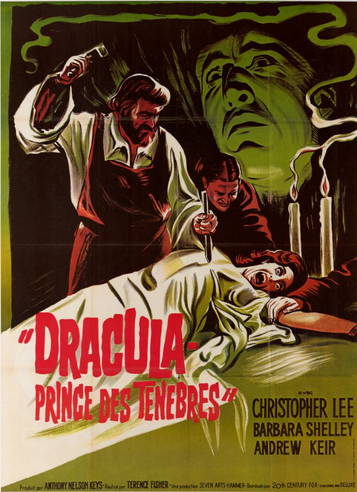 Affiche - DRACULA PRINCE DES TENEBRES - Ressortie 120x160cm