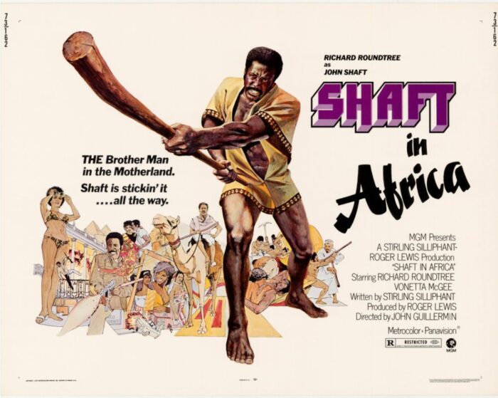 Affiche - SHAFT CONTRE LES TRAFIQUANTS D'HOMMES - 56x71cm