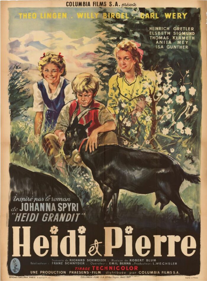 Affiche - HEIDI ET PIERRE - 120x160cm