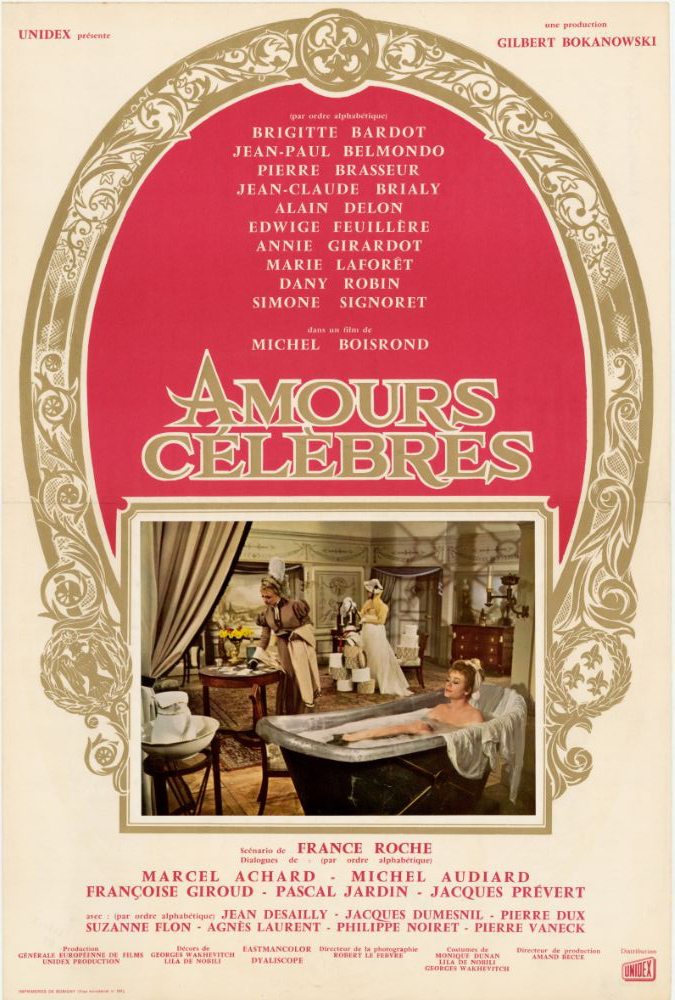 Affiche - AMOURS CELEBRES - 40x55cm L
