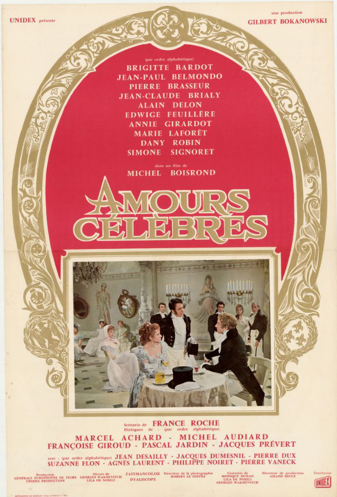 Affiche - AMOURS CELEBRES - 40x55cm K